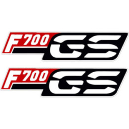 Bmw F700 Gs Red And Black Stickers Decals x2 - DecalsHouse