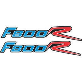Bmw F800 R Red And Blue Stickers Decals x2 - DecalsHouse