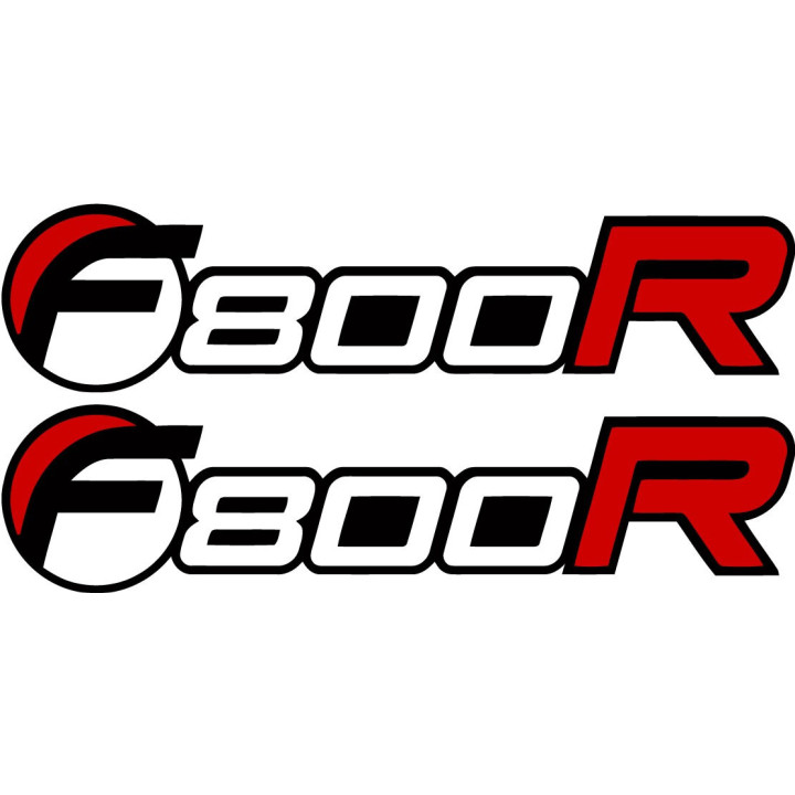 Bmw F800 R Red Stickers Decals x2 - DecalsHouse