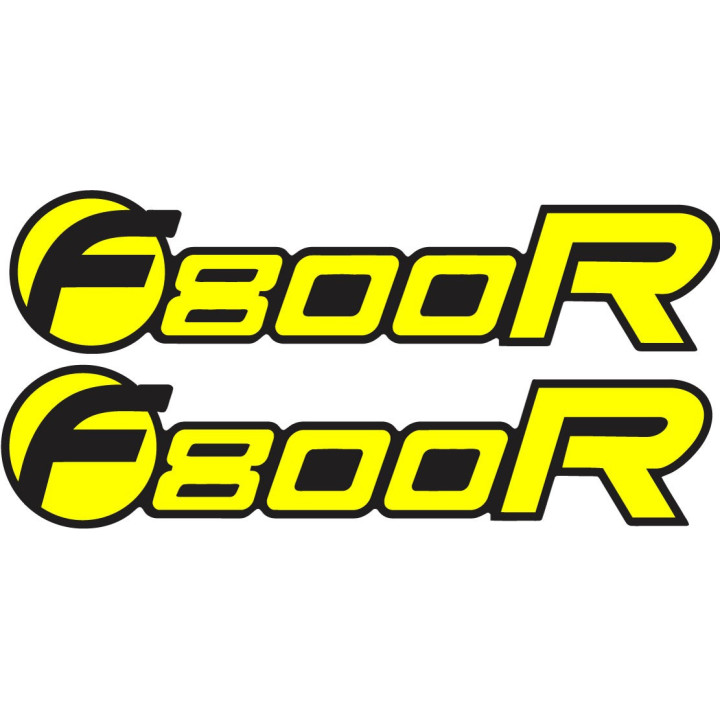 Bmw F800 R Yellow Stickers Decals x2 - DecalsHouse