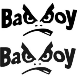 Bad Boy Stickers – Street Style Car Laptop Decals (2-Pack)