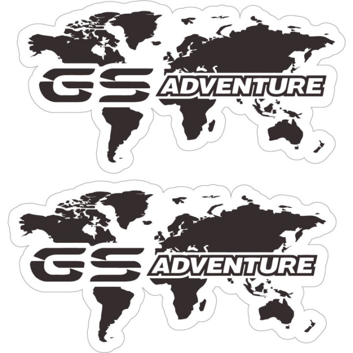 Bmw Gs Adventure Style 2 Stickers Decals x2 - DecalsHouse