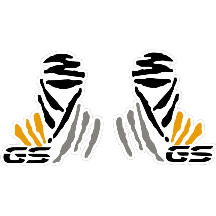 BMW GS Dakar Stickers – Adventure Rally Motorcycle Decals (2-Pack)