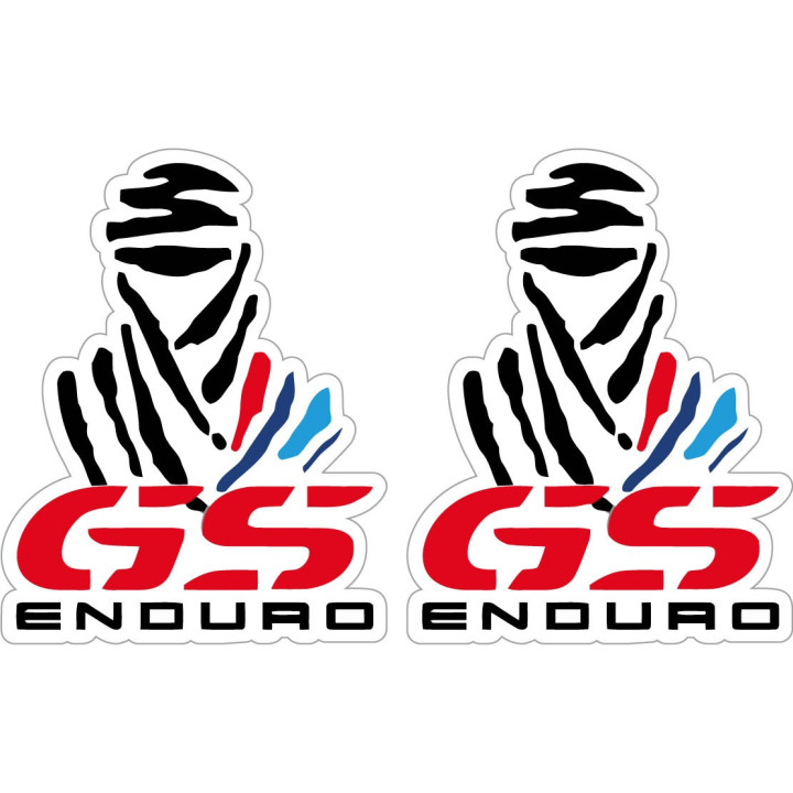 BMW GS Enduro Dakar Stickers – R1200GS R1250GS Decals (2-Pack)