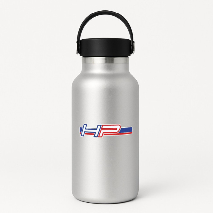 Bmw Hp Red And Blue Stickers Decals x2 - DecalsHouse