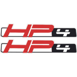 Bmw Hp4 Race Red And Black Stickers Decals x2 - DecalsHouse