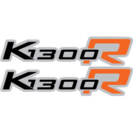 Bmw K 1300 R Black And Orange Stickers Decals x2 - DecalsHouse