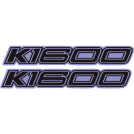 Bmw K 1600 Blue And Black Stickers Decals x2 - DecalsHouse