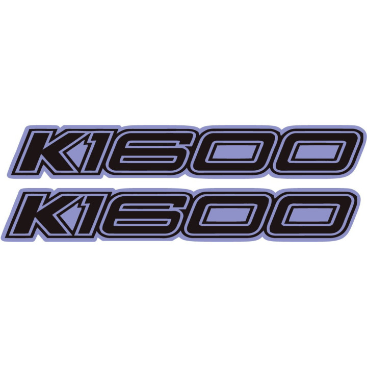 Bmw K 1600 Blue And Black Stickers Decals x2 - DecalsHouse