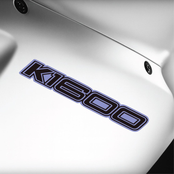 Bmw K 1600 Blue And Black Stickers Decals x2 - DecalsHouse