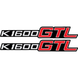 Bmw K 1600 Gtl White And Red Stickers Decals x2 - DecalsHouse