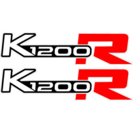 Bmw K1200r Red Stickers Decals x2 - DecalsHouse