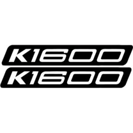 Bmw K1600 Black And White Stickers Decals x2 - DecalsHouse