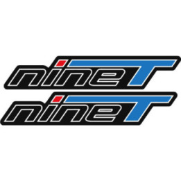 Bmw Nine T Black And Blue Stickers Decals x2 - DecalsHouse