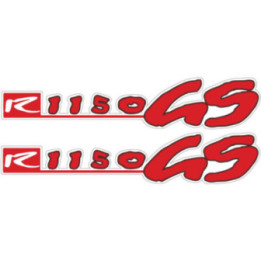 Bmw R 1150 Gs Red Stickers Decals x2 - DecalsHouse