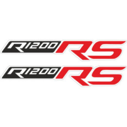 Bmw R 1200 Rs Black And Red Stickers Decals x2 - DecalsHouse