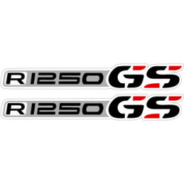 Bmw R 1250 Gs Black And Red Stickers Decals x2 - DecalsHouse