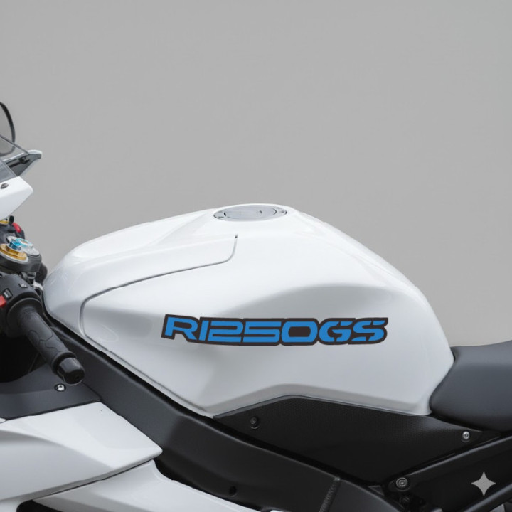 Bmw R 1250 Gs Blue Stickers Decals x2 - DecalsHouse