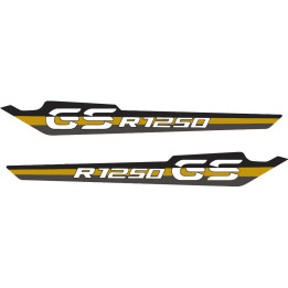 Bmw R 1250 Gs Dark And Yellow Stickers Decals x2 - DecalsHouse