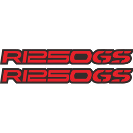 Bmw R 1250 Gs Red Stickers Decals x2 - DecalsHouse