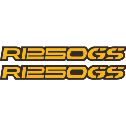 Bmw R 1250 Gs Yellow Stickers Decals x2 - DecalsHouse