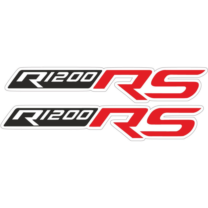 Bmw R 1250 Rs Black And Red Stickers Decals x2 - DecalsHouse