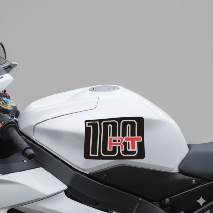 Bmw R100 Rt Black And Blue Stickers Decals x2 - DecalsHouse