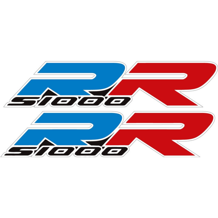 Bmw S 1000 R Red And Blue Style 2 Stickers Decals x2 - DecalsHouse