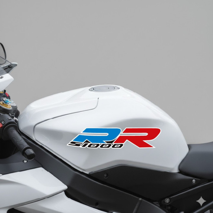 Bmw S 1000 R Red And Blue Style 2 Stickers Decals x2 - DecalsHouse