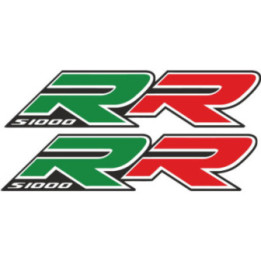 Bmw S 1000 Rr Green And Red Stickers Decals x2 - DecalsHouse