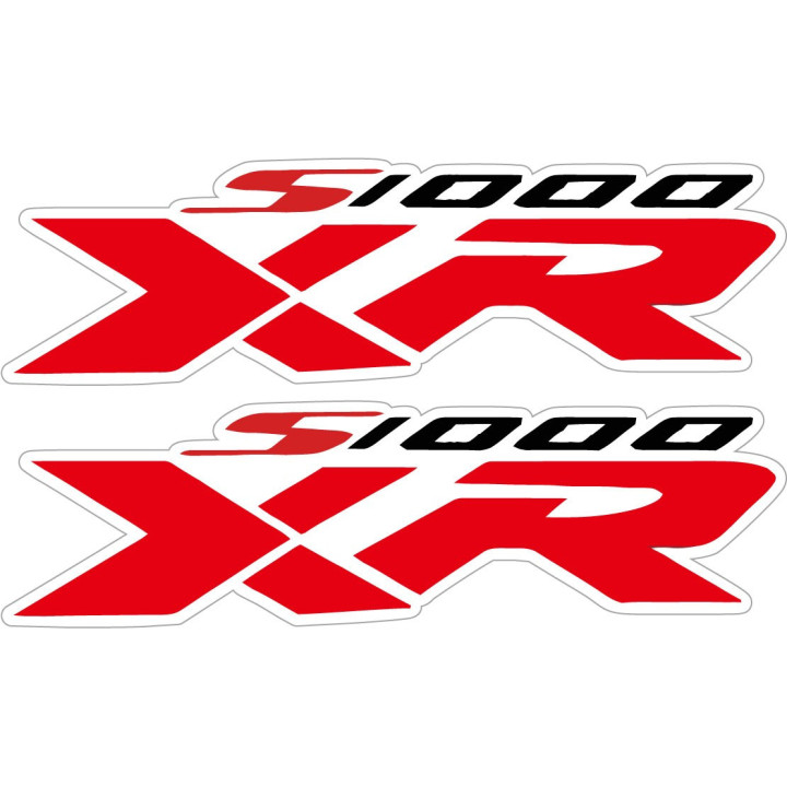Bmw S 1000 Xr Red And Black Style 2 Stickers Decals x2 - DecalsHouse