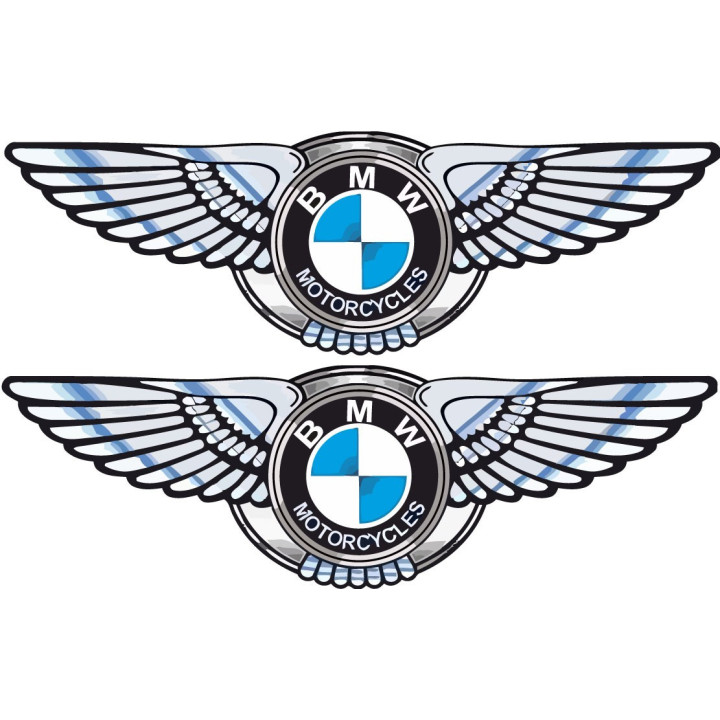 BMW Motorrad Wings Stickers – GS F900 R1250 Adventure Decals (2-Pack)
