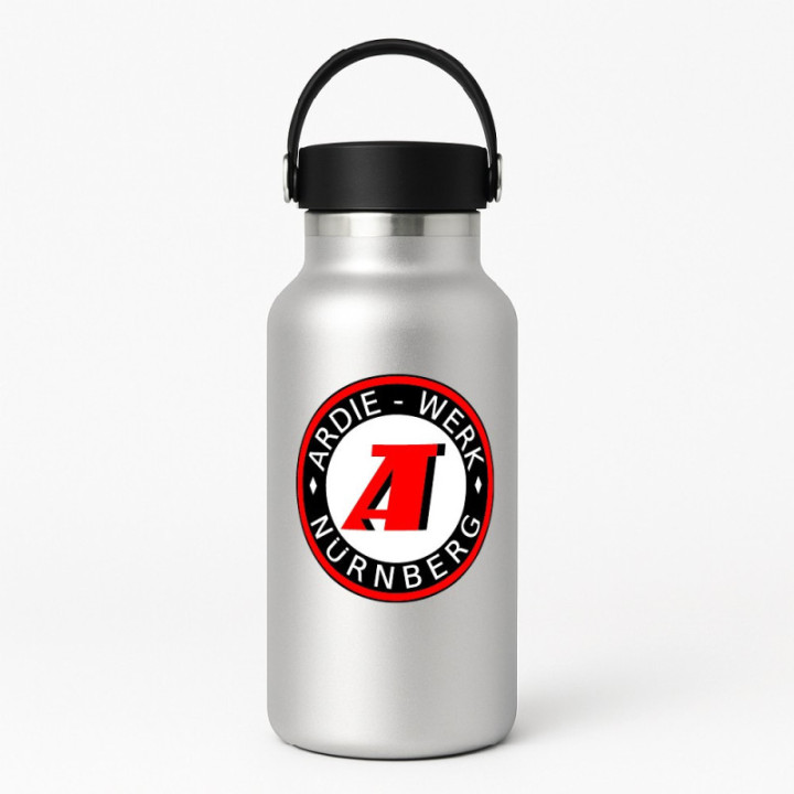 Ardie Logo Round Stickers Decals 2x - DecalsHouse