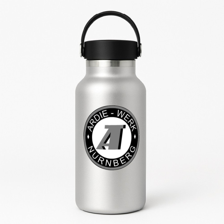 Ardie Logo Round Style 3 Stickers Decals 2x - DecalsHouse
