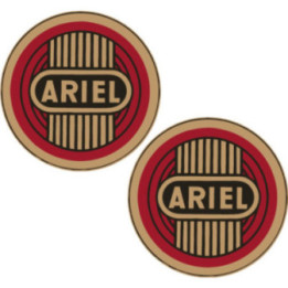 Ariel Logo Round Style 2 Stickers Decals 2x - DecalsHouse
