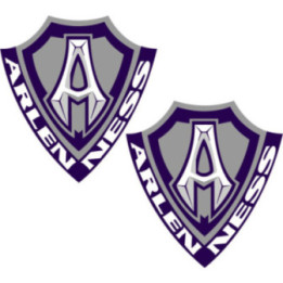 Arlen Ness Logo Badge Style 2 Stickers Decals 2x - DecalsHouse