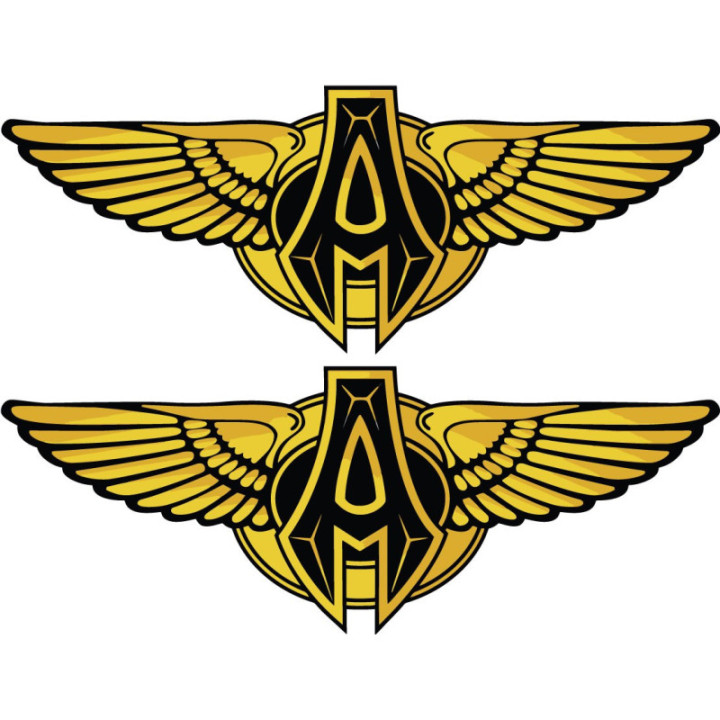 Arlen Ness Logo With Lettering Stickers Decals 2x - DecalsHouse