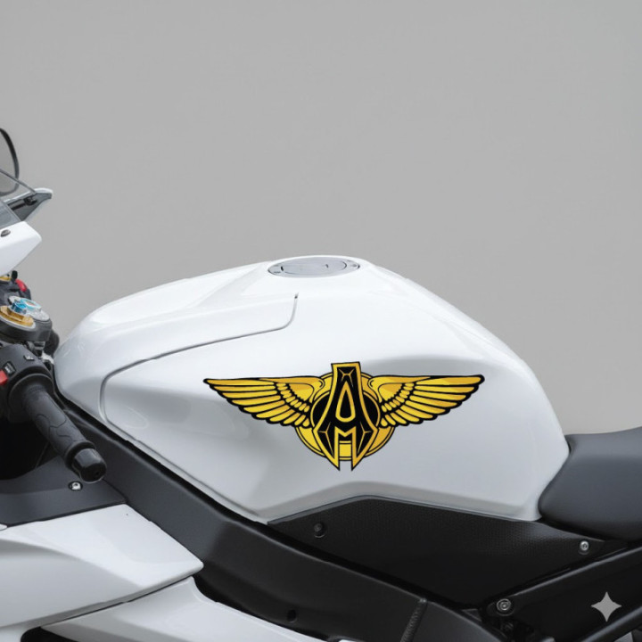 Arlen Ness Logo With Lettering Stickers Decals 2x - DecalsHouse