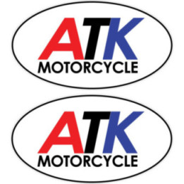 Atk Logo Oval Stickers Decals 2x - DecalsHouse