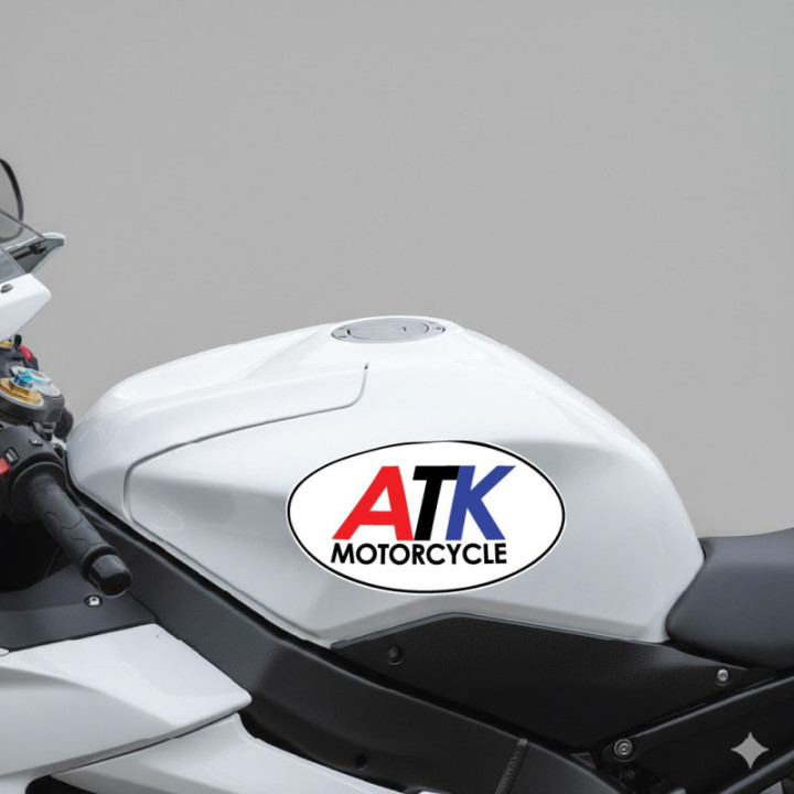 Atk Logo Oval Stickers Decals 2x - DecalsHouse