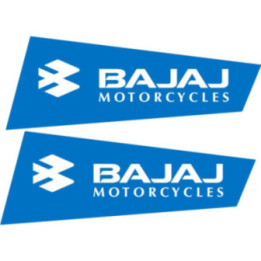 Bajaj Logo Style 2 Stickers Decals 2x - DecalsHouse