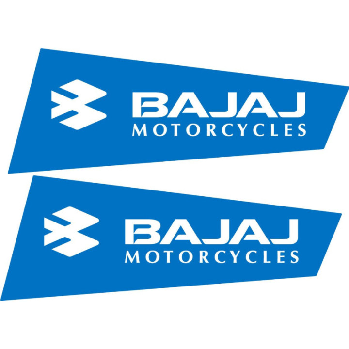 Bajaj Logo Style 2 Stickers Decals 2x - DecalsHouse