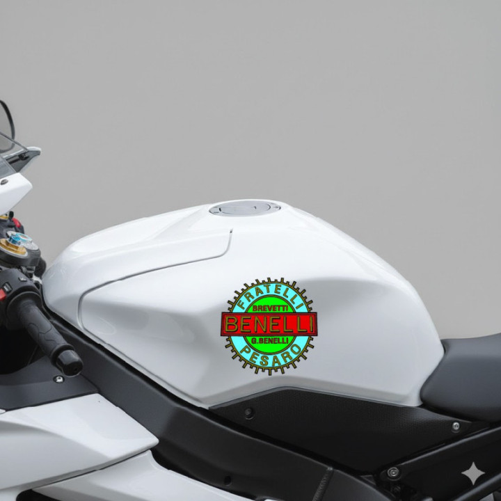 Benelli Fratelli Logo Stickers Decals 2x - DecalsHouse