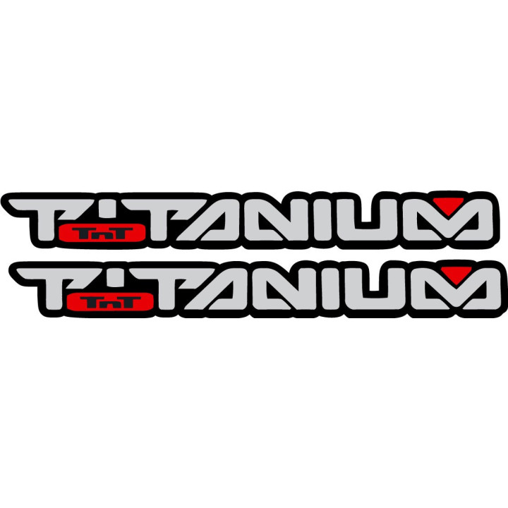 Benelli Titanium Stickers Decals 2x - DecalsHouse