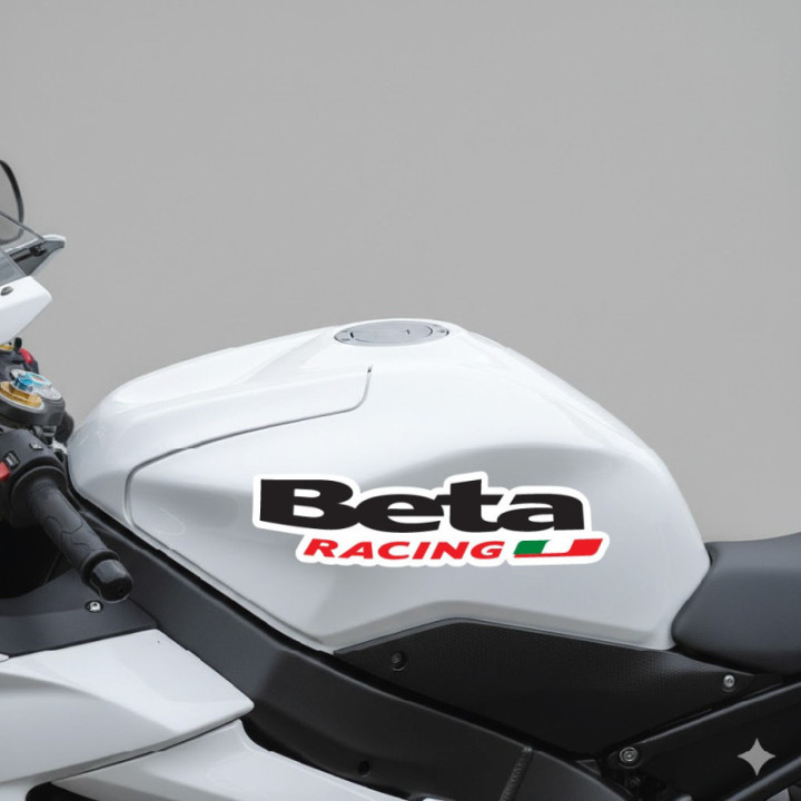 Beta Logo Style 2 Stickers Decals 2x - DecalsHouse
