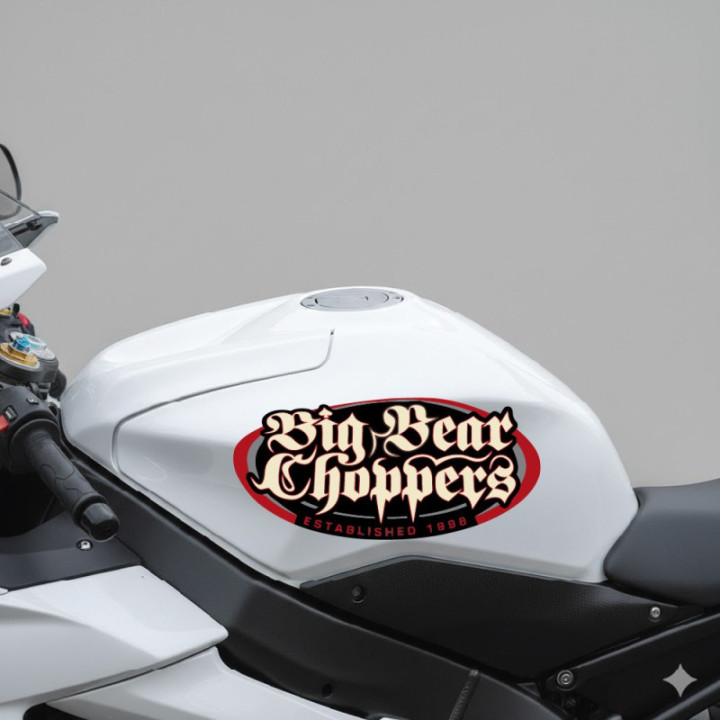 Big Bear Choppers Stickers – Custom Cruiser Decals (2-Pack)
