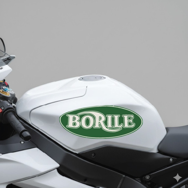 Borile Logo Style 2 Stickers Decals 2x - DecalsHouse