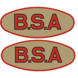 Bsa Logo Badge Stickers Decals 2x - DecalsHouse