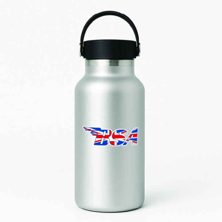 Bsa Logo British Stickers Decals 2x - DecalsHouse
