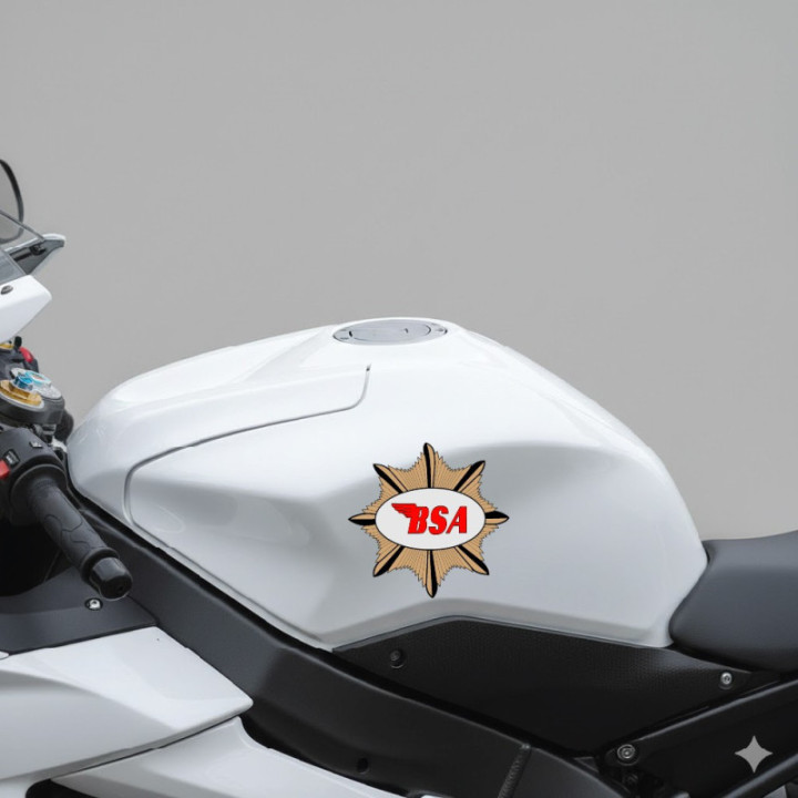 Bsa Logo Emblem Stickers Decals 2x - DecalsHouse